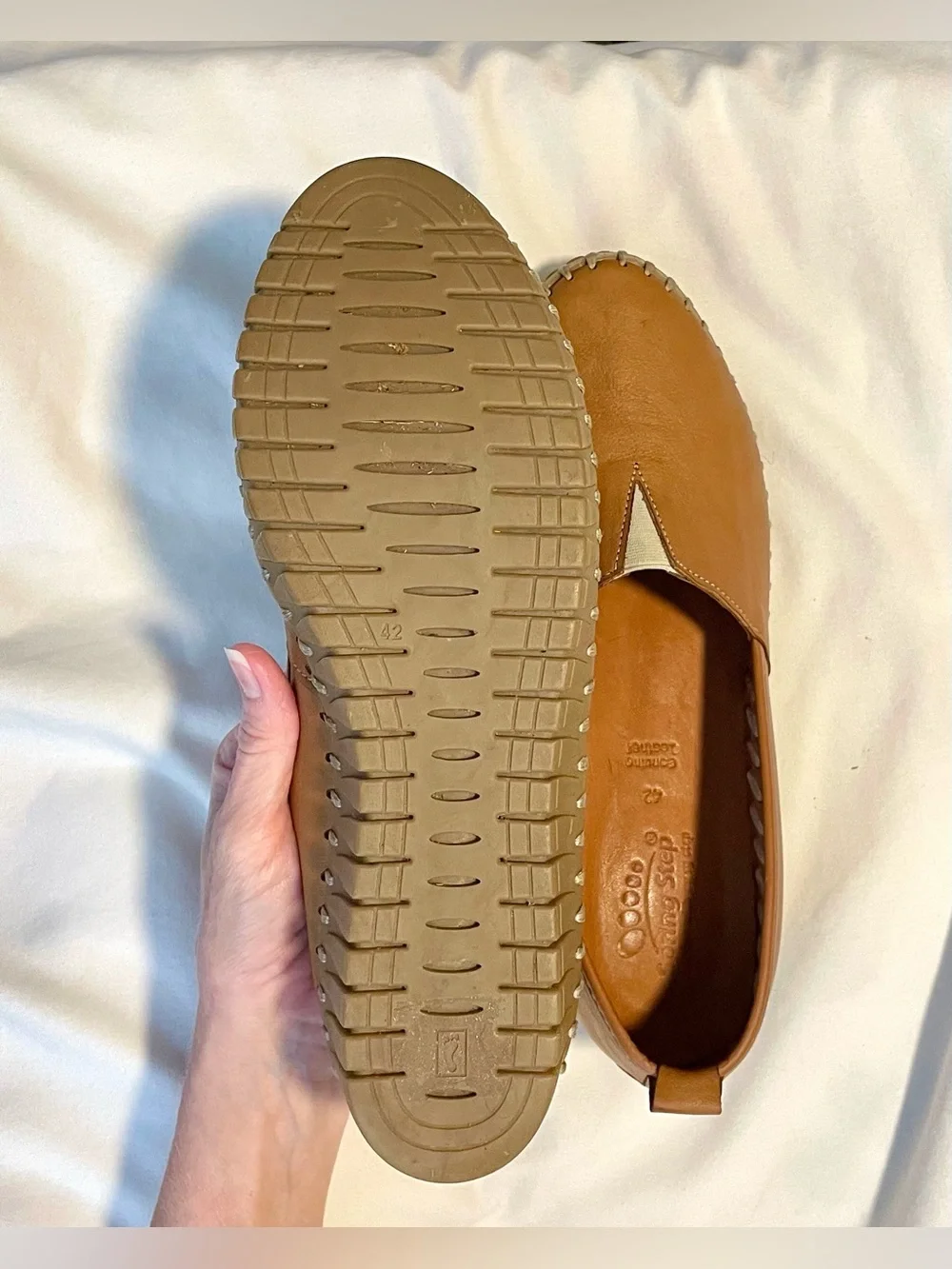 Spring Step Tispea Loafer - Leather/Comfort/Support - Camel - Women’s Sz 11